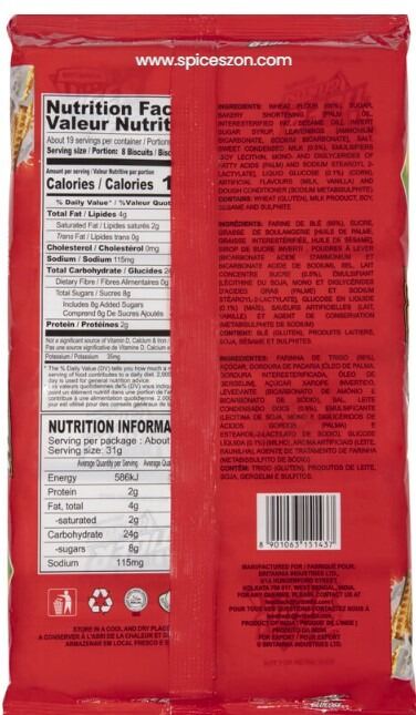 BRITANNIA Tiger Glucose Biscuits 600g