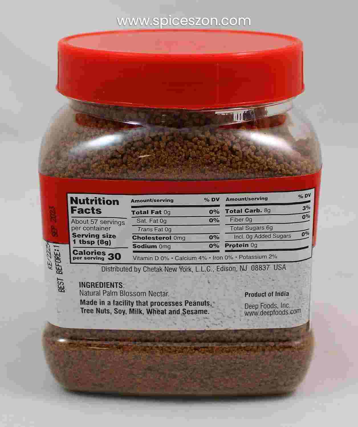 DEEP Karupatti Palm Jaggery Powder 1LB