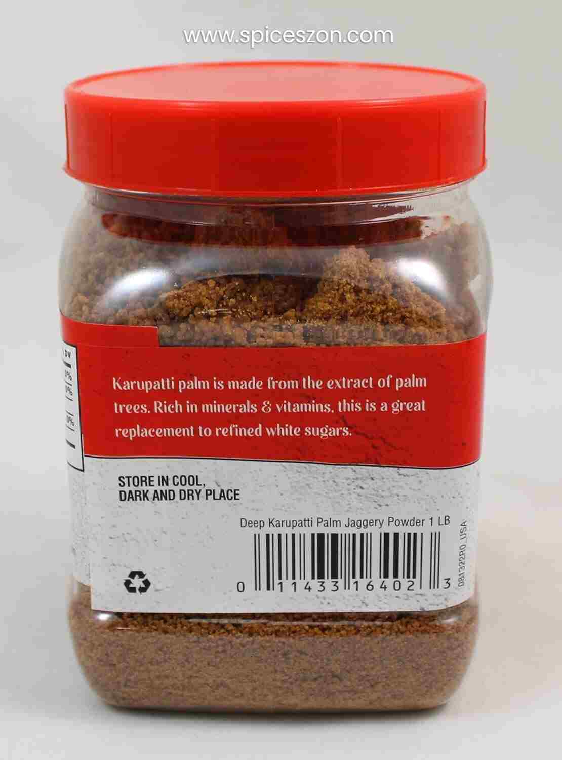DEEP Karupatti Palm Jaggery Powder 1LB