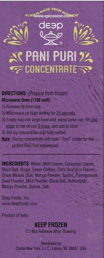 DEEP Pani Puri Concentrate 283g