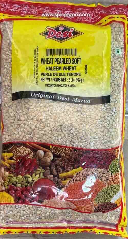 DESI Wheat Pearled Soft Haleem Wheat 2LB