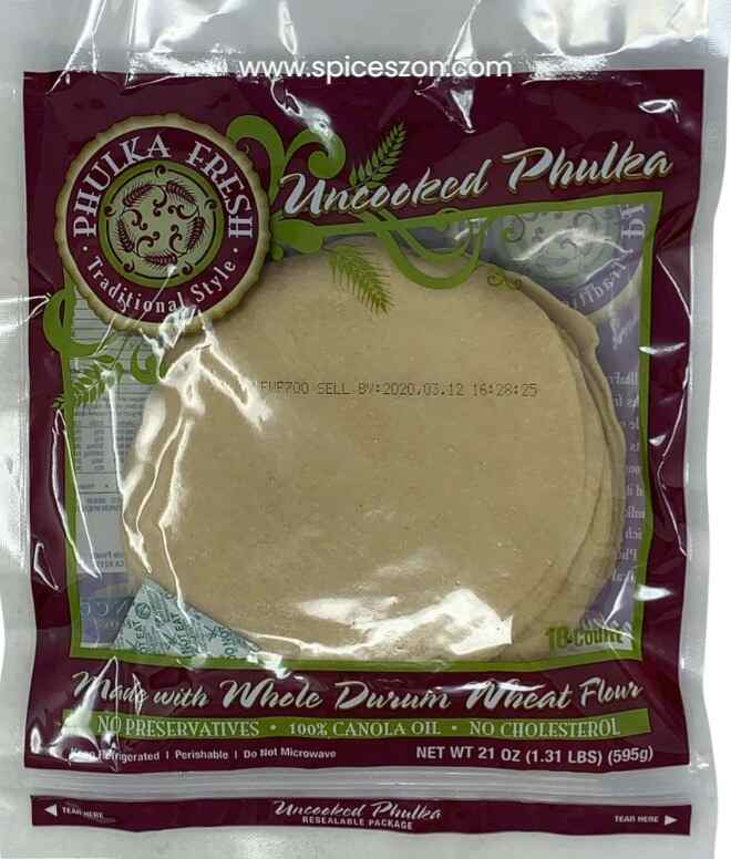 FRANCO Uncooked Phulka 18 Count