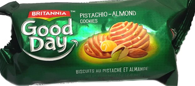 BRITANNIA GOOD DAY Pista Almonds 75g