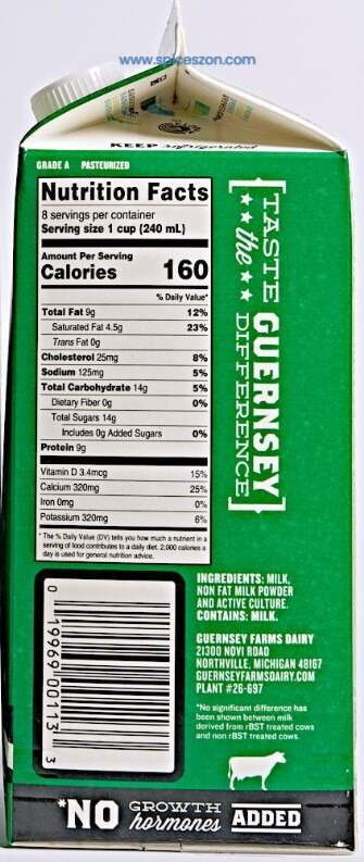 GUERNSEY Butter Milk 1.89 LTR