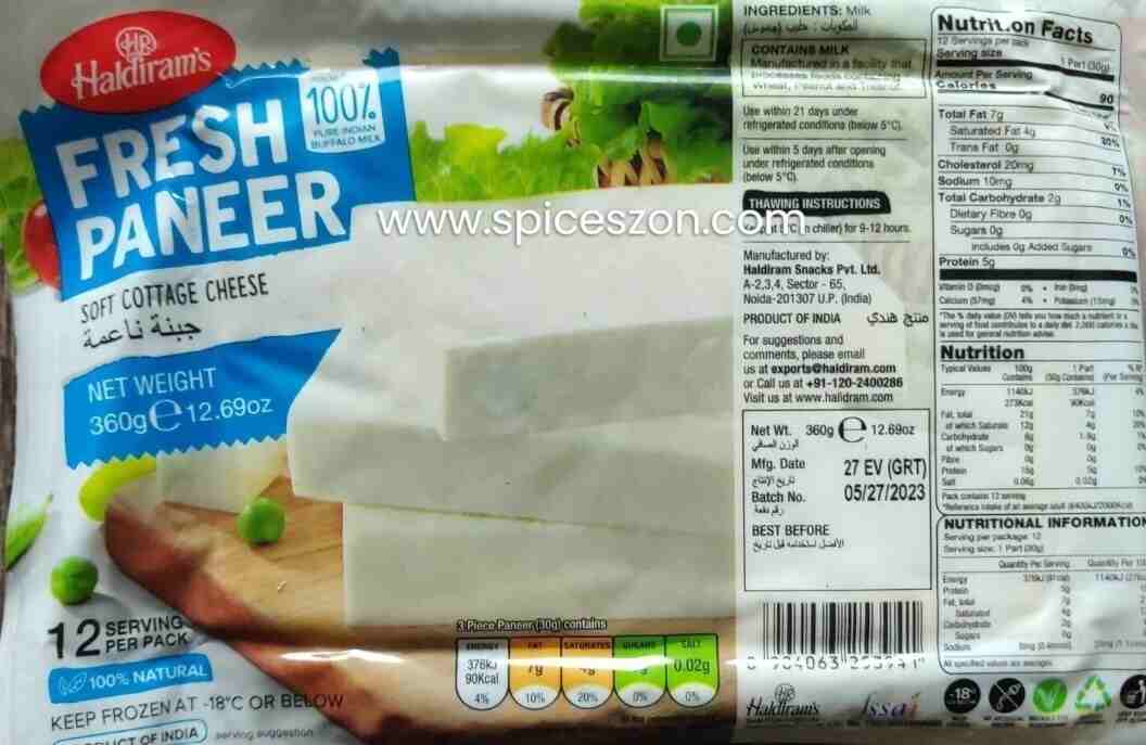 HALDIRAMS Fresh Paneer 360g