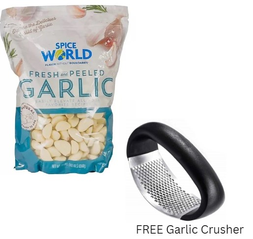Spice WORLD Fresh Peeled Garlic 3 LB