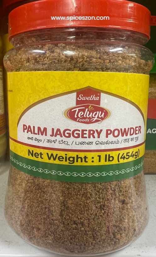 SWETHA TELUGU Palm Jaggery Powder 1LB